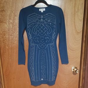 Say What? Small, Blue Midi Dress